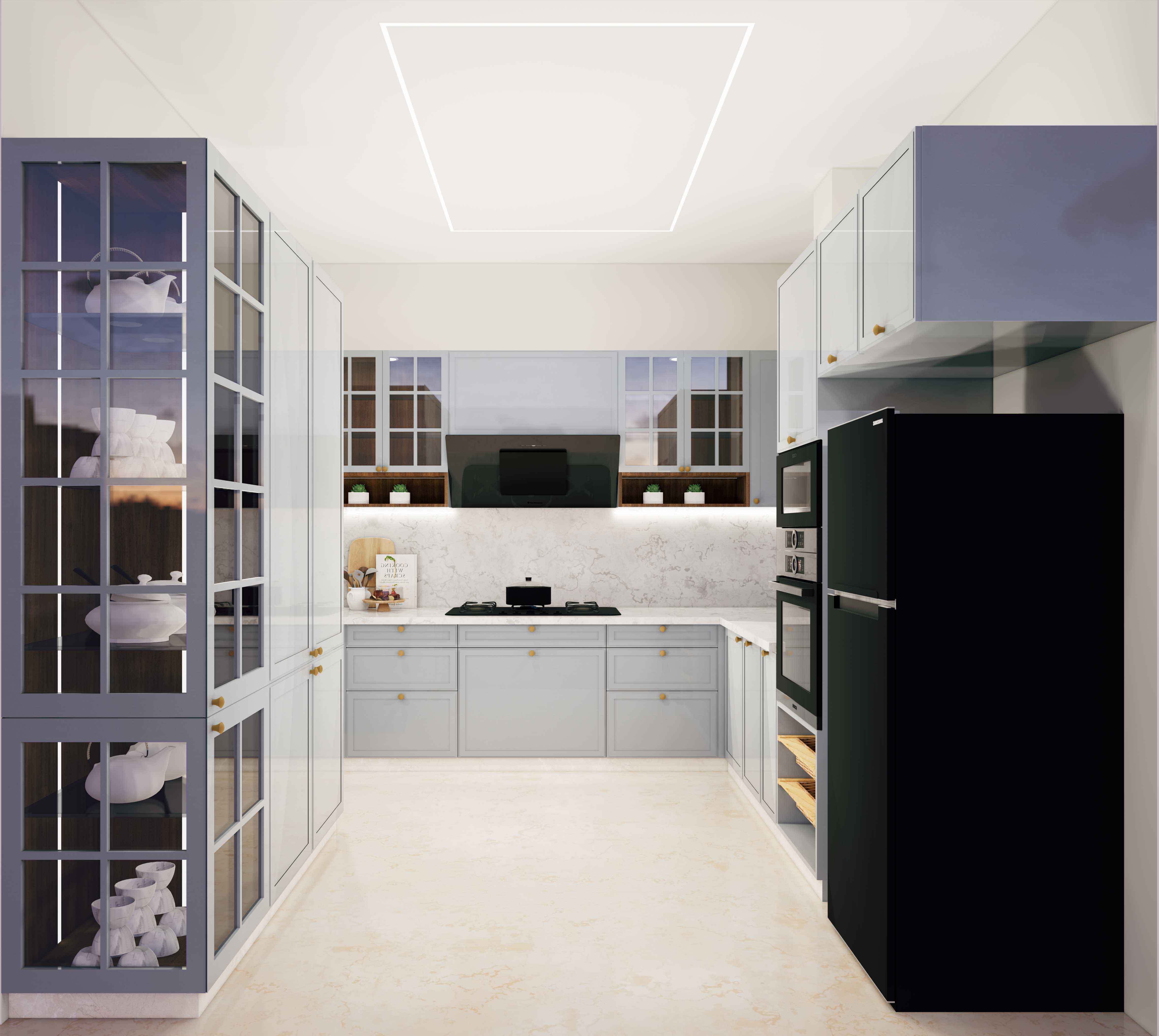 Modern modular kitchen after